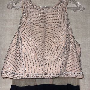 Long formal prom dress worn 1 time